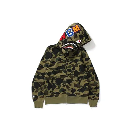 A BATHING APE 1st Camo Shark Full Zip Hoodie