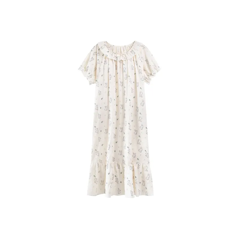 MADALLO Nightgown Women's White-0