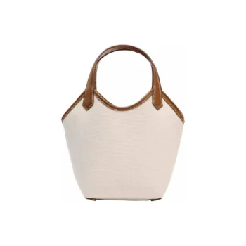 ZARA Canvas Bag Tote Bag Shopping Bag Shoulder Bag Crossbody Bag Handbag Mini Women's Ecru