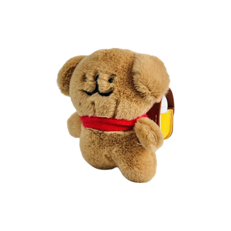 Wei Xin Apple AirPods 4/2/3/4th Generation/AirPods Pro/Pro 2nd Generation Plush Backpack Plush Line Dog Headphone Cases-9