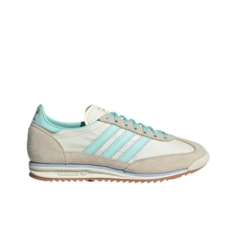 Adidas Originals SL72 OG Low Top Casual Shoes Women's Beige Blue-1