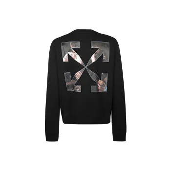OFF WHITE Caravaggio Angel Sweatshirt Men's Black