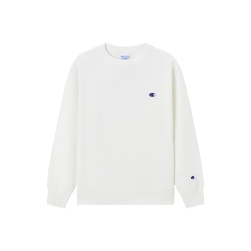 Champion Sweatshirt Japan Version Unisex White