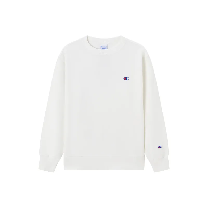 Champion Sweatshirt Japan Version Unisex White-0