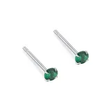 1 Pair 3MM-Forest Green