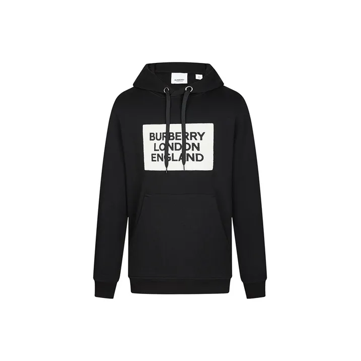 Burberry Logo Patch Hoodie-0
