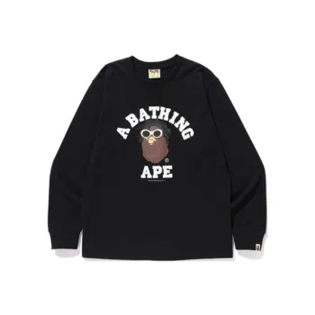 A BATHING APE Wiz Khalifa Shark College L/S Tee