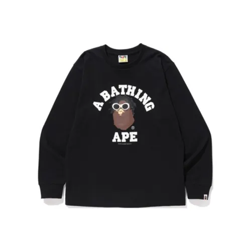 A BATHING APE Wiz Khalifa Shark College L/S Tee
