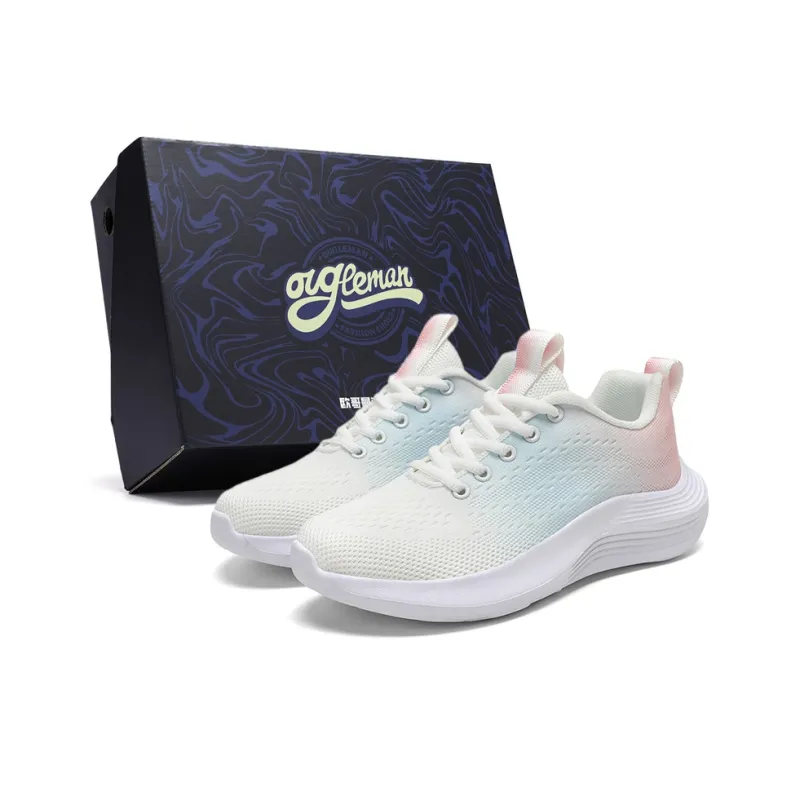 OUGLEMEN Cushioning, Slip Resistant, Abrasion Resistant, Impact Resistant Low Top Casual Shoes Women's Box Included-10