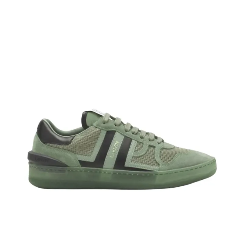 Lanvin Clay Low Top Skateboard Shoes Unisex Green-1