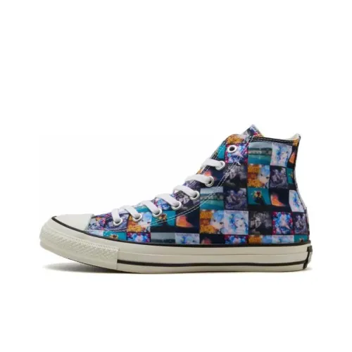 Hoshimachi Suisei x Converse All Star Anti Slip Wear Resistant nis Top Canvas Shoes Unisex Black Blue