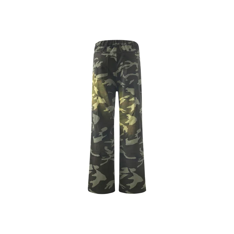 HOKLV SS25 Jeans Unisex Camouflage-1