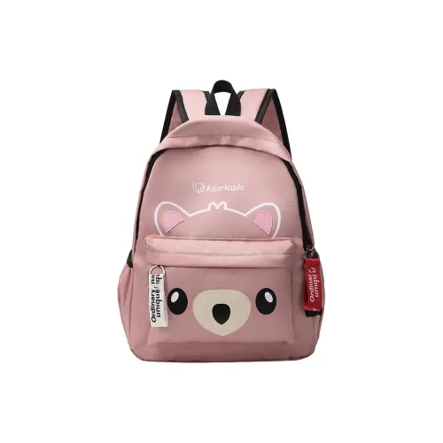 URBAN FOREST Nylon Backpacks Regular Women's Pink/Red/Green/Black