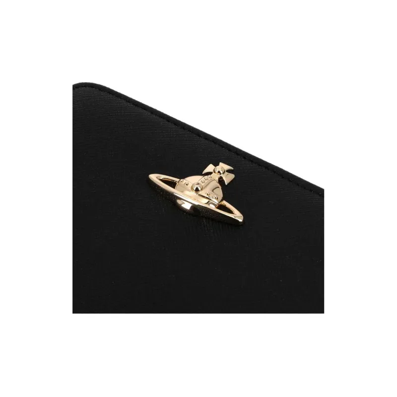 Vivienne Westwood Logo Plaque Bi Fold Wallet-4