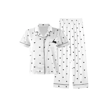 MY BODY Ice Silk Pajama Set Women's