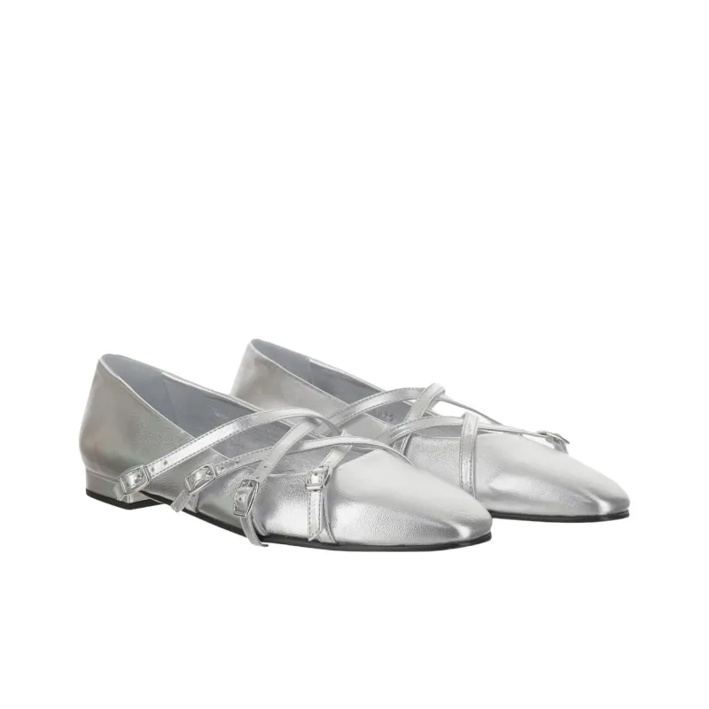 Carel Paris Casual Single Shoes Women's Silver-2