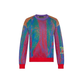 LOUIS VUITTON New Quarterly Products Of LV Sweatshirt Men's Orange Red