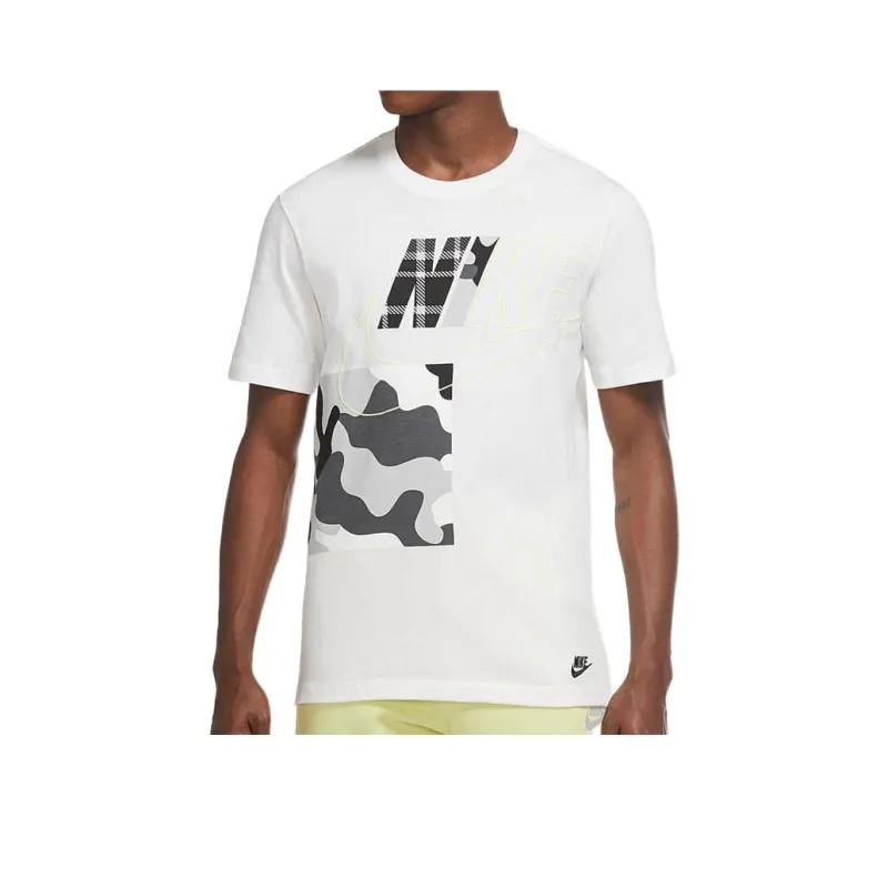 Nike T Shirts Men White-0