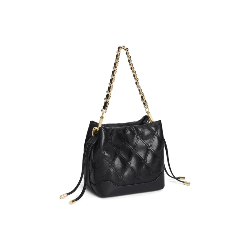 CNOLES Microfiber Leather Crossbody Bag, Handbag Regular Women's Cream Black Coffee/Rong Tiao Black-7