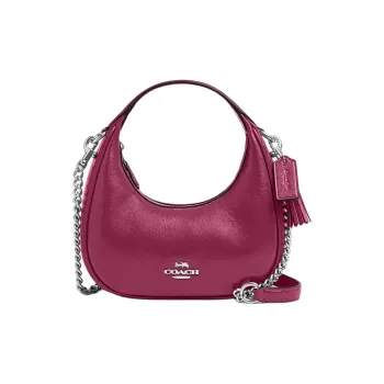 COACH CARMEN Patent Leather Shoulder Bag, Crossbody Bag, Handbag Mini Women's Pink