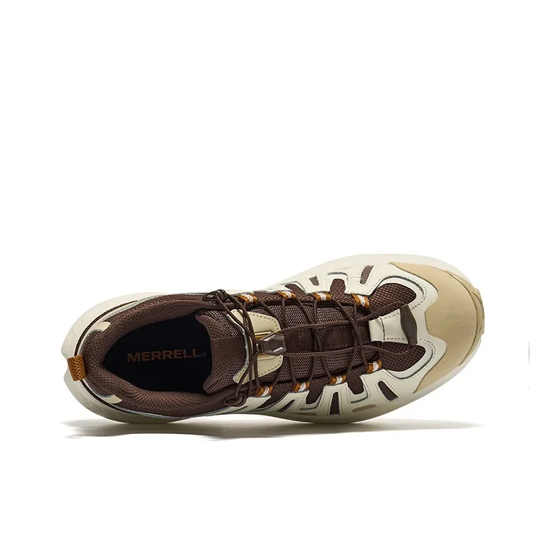 MERRELL Anti Slip And Wear Resistant Breathable Low Top Hiking Shoes Men's Khaki Brown-2
