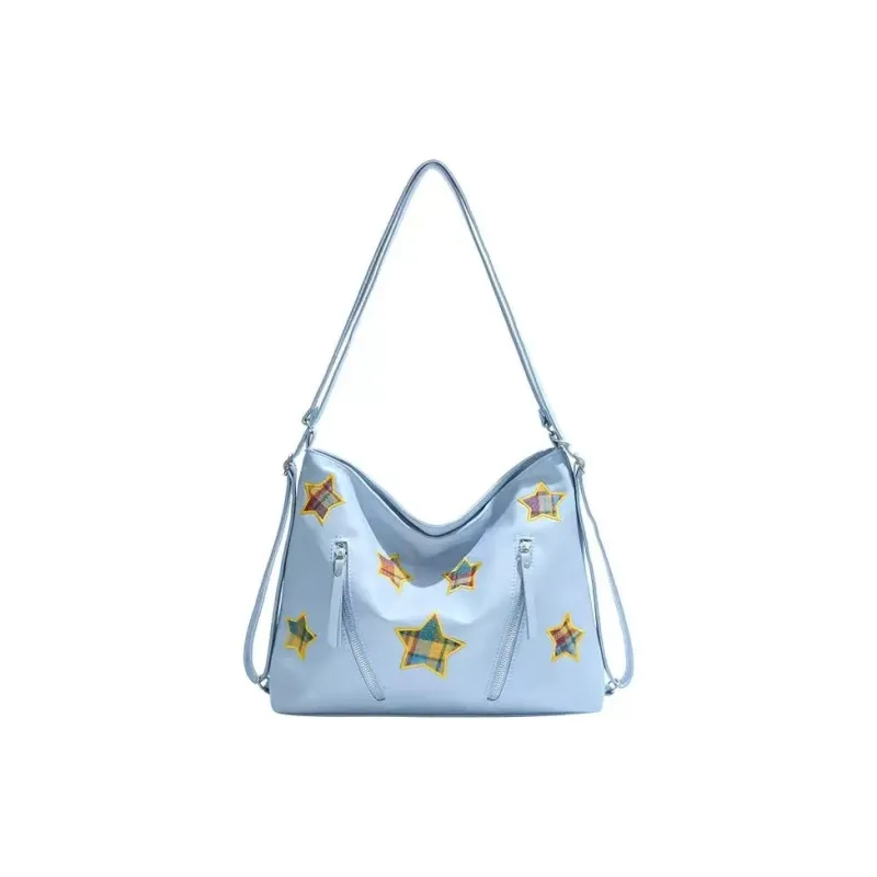 TTaG．baG PU Backpack Regular Women's Green/Blue/Black/White-15