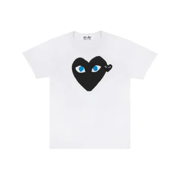 Comme Des Garcons Play Black Heart Blue Eyes T shirt