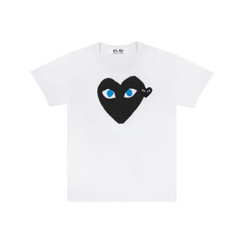 Comme Des Garcons Play Black Heart Blue Eyes T shirt