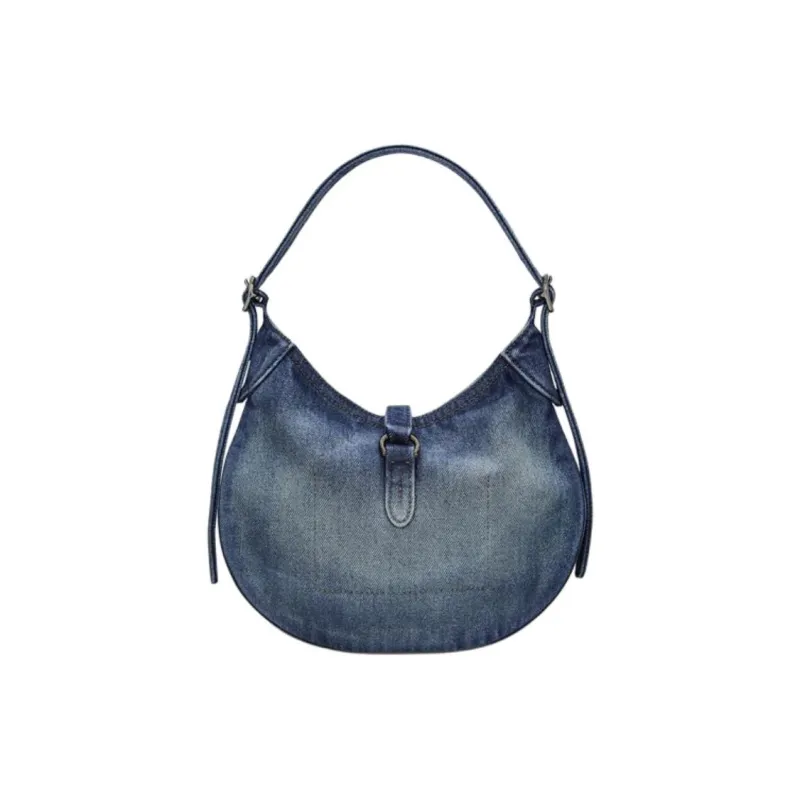 Polo Ralph Lauren Polo ID Cotton Shoulder Bag Regular Women's Blue-3