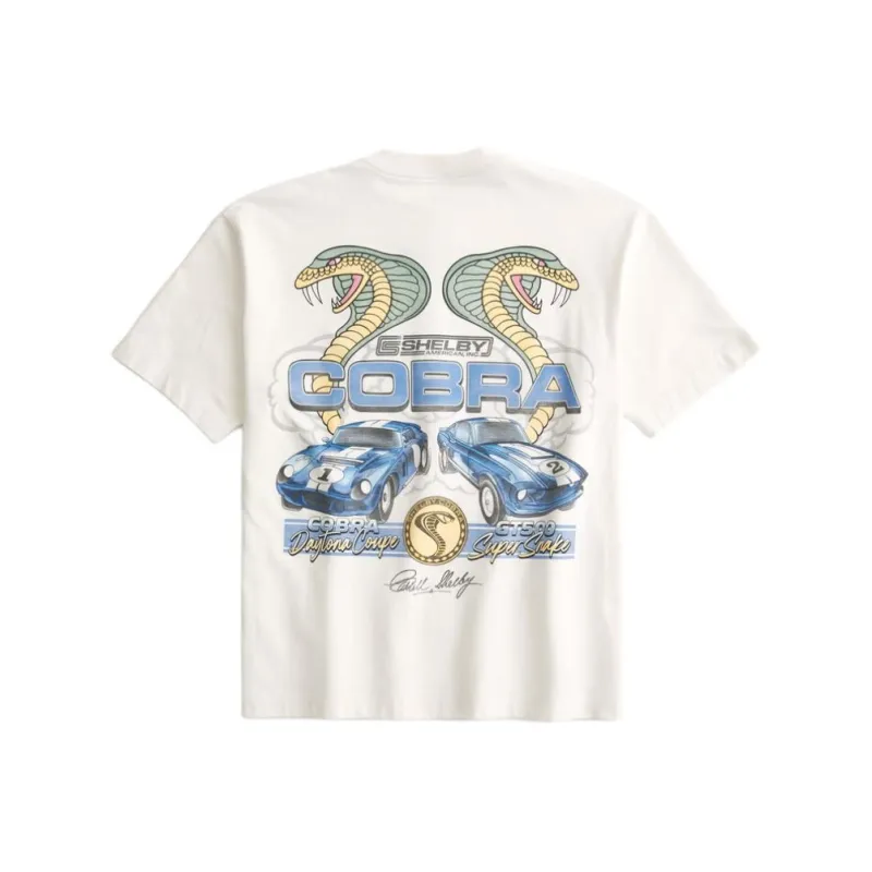 Hollister T Shirts Men Cream-1