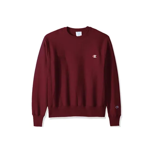 Champion Sweatshirt US Version Unisex Burgundy