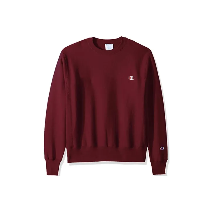 Champion Sweatshirt US Version Unisex Burgundy-0