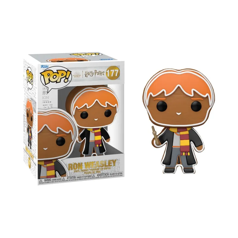 Funko Harry Potter Goblet Of Fire, Ron Weasley Gingerbread Chibi Figures-2