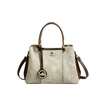 H YXIANG Microfiber Synthetic Leather Handbag Women's Green