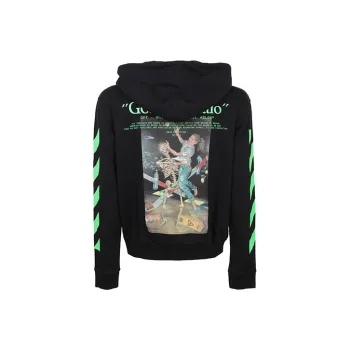 OFF WHITE Golden Ratio Graphic Zip Up Hoodie