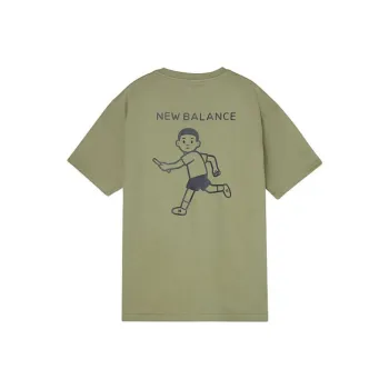 New Balance Noritake Collection T Shirt Unisex Army Green
