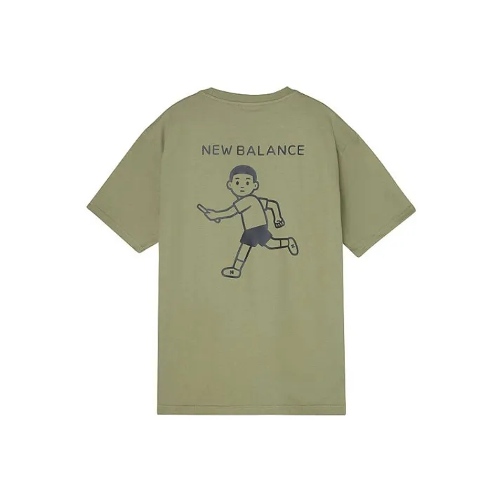 New Balance Noritake Collection T Shirt Unisex Army Green-0