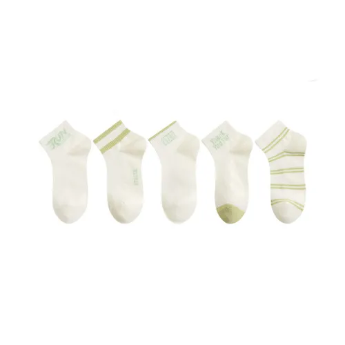 Cotton Gene Ankle Socks Women's 5 Pack