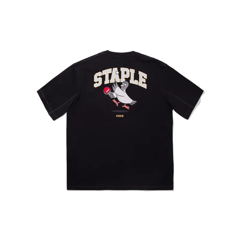 LiNing x Staple T Shirt Men's Black-1