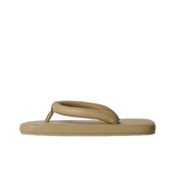 CAMPER Rubber Sole Slip Resistant Flip Flops Women's Beige