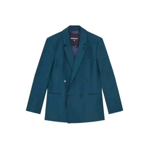 Patrizia Pepe Business Suits Coats Men's Green