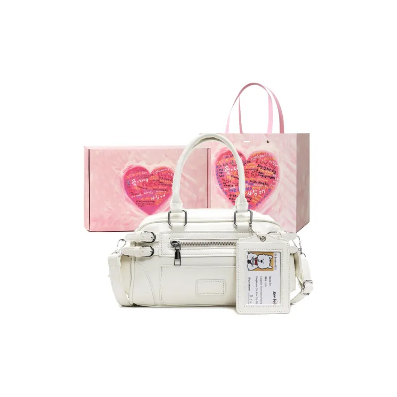 NATTY PU Boston Bag Handbags Unisex Multicolor-0