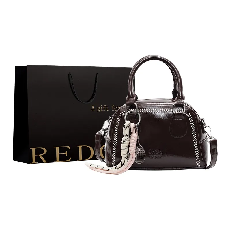 REDOO PU Bowling Bag Handbag Women's Multicolor-8