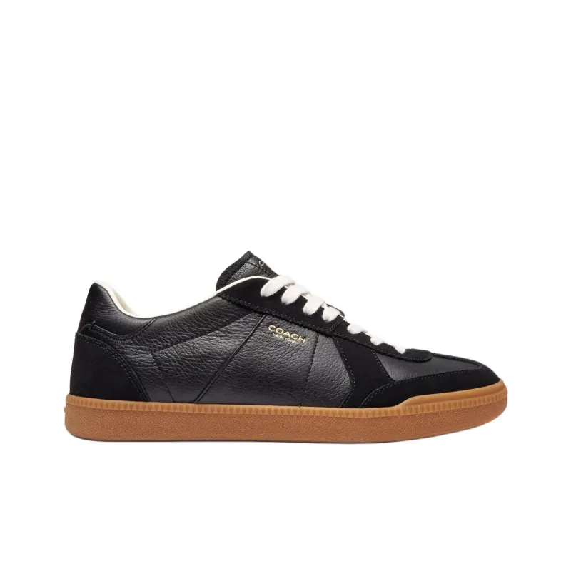 COACH Ellis Low Top Skateboard Shoes Women's Black-1