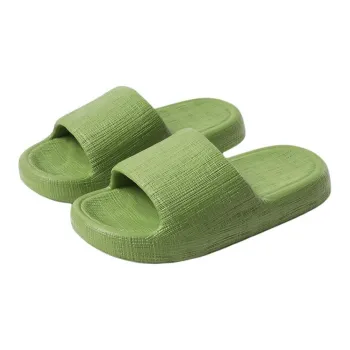 Lymia EVA Slippers Slip Resistant Squashy And Bouncy Feeling Home Slippers Home Bathroom Bathing Slide Slipper Summer