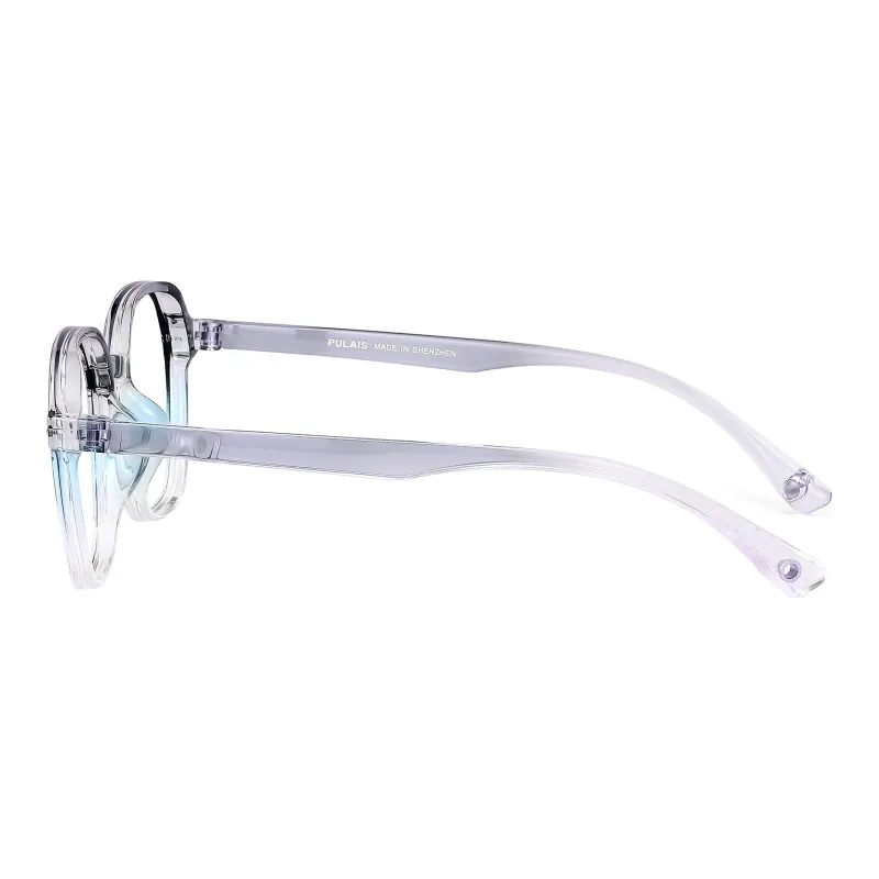 PULAIS TR/Memory Plastic Square Sunglasses Unisex Tea Brown-11