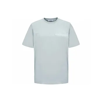 STONE ISLAND T Shirts Men Pearl Gray
