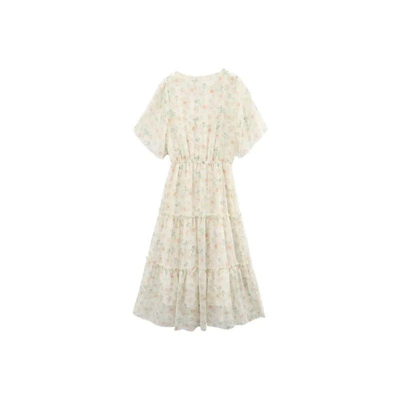 A Paradise For Awakening Short Sleeved Dress Women's-7