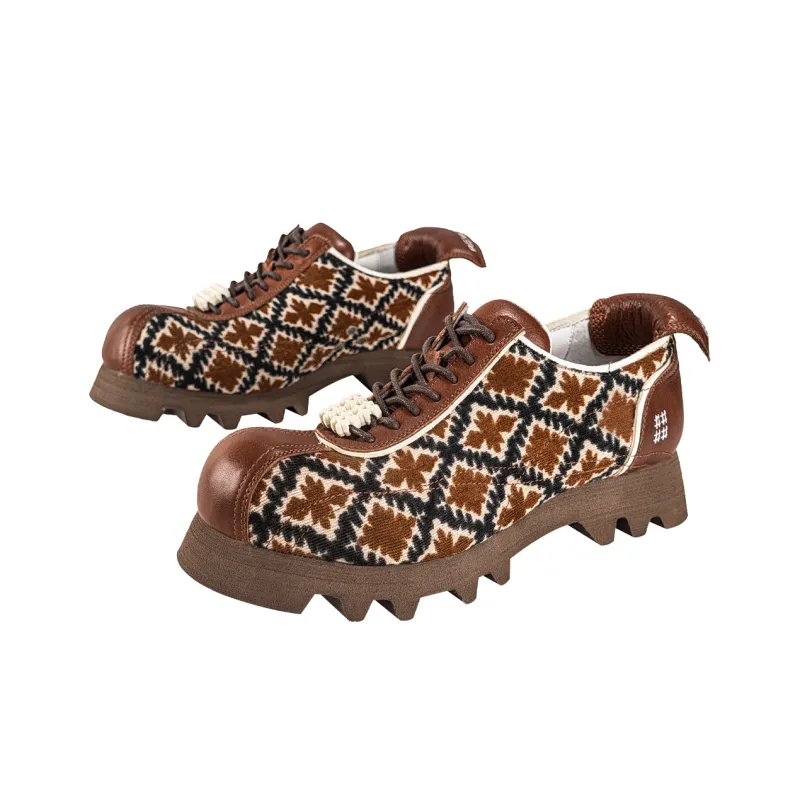 Rewrite Casual Shoes Men's Dark Brown-4