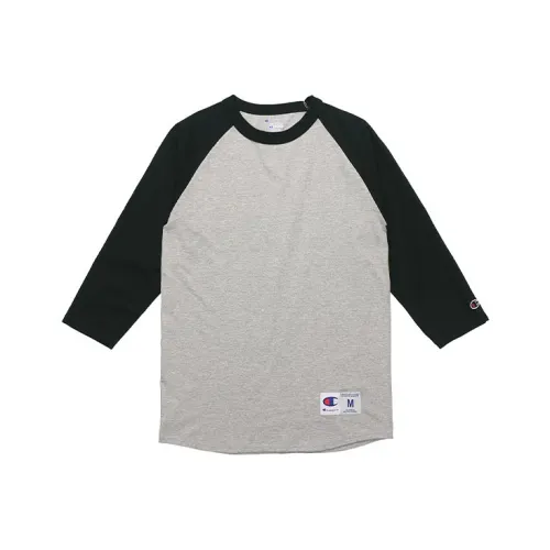 Champion T Shirt US Version Unisex Black Gray